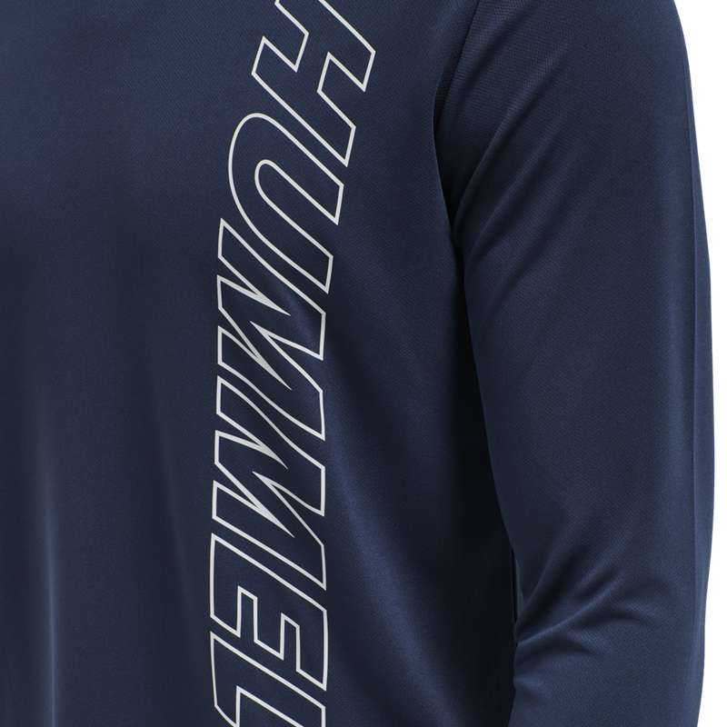 Hummel Te Topaz L/S Muške Majice Tamnoplave | 422039-698