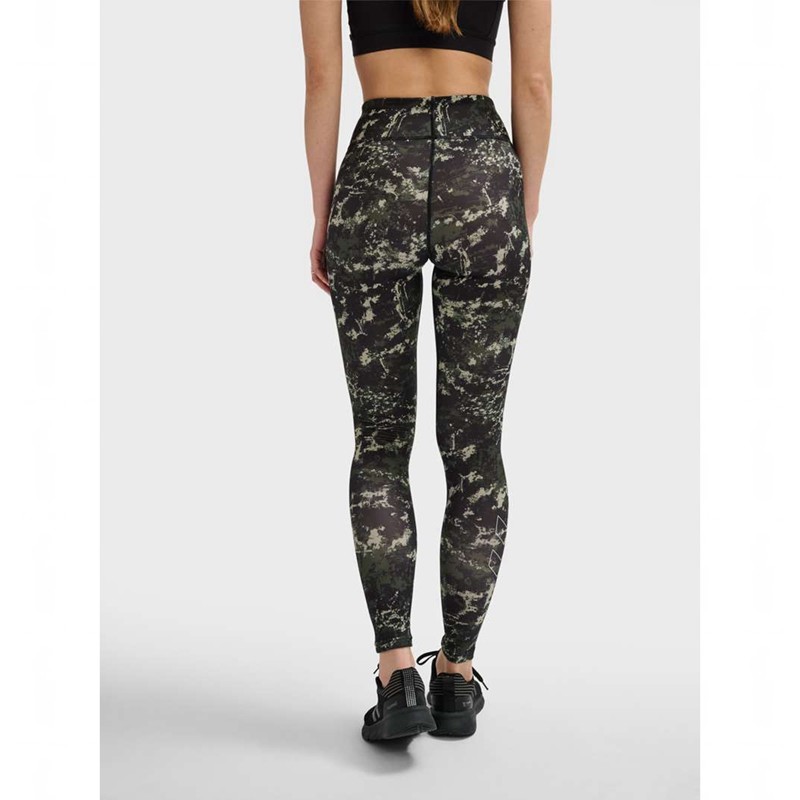 Hummel Te Twist Aop Mid Waist Ženske Hulahopke Zelene | 720417-838
