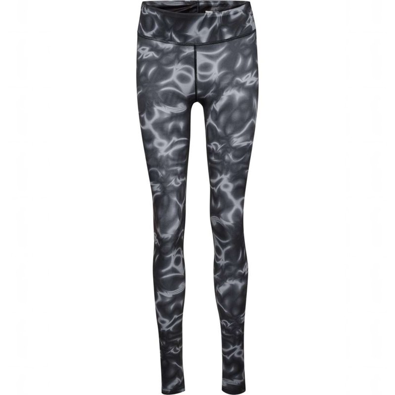 Hummel Te Twist Aop Mid Waist Ženske Hulahopke Crne | 099416-113