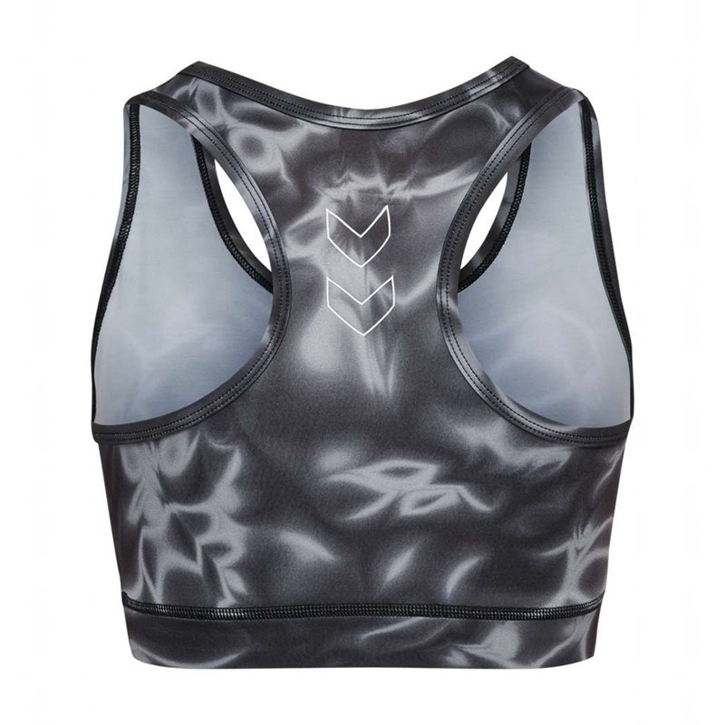 Hummel Te Twist Aop Ženske Sportski Grudnjak Crne | 971936-367