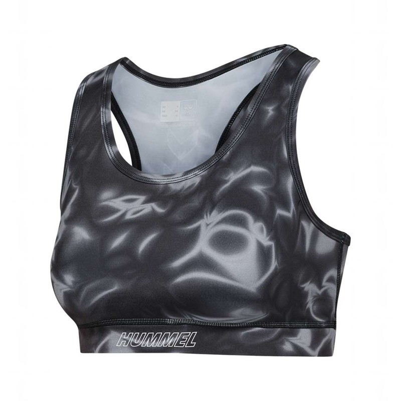Hummel Te Twist Aop Ženske Sportski Grudnjak Crne | 971936-367