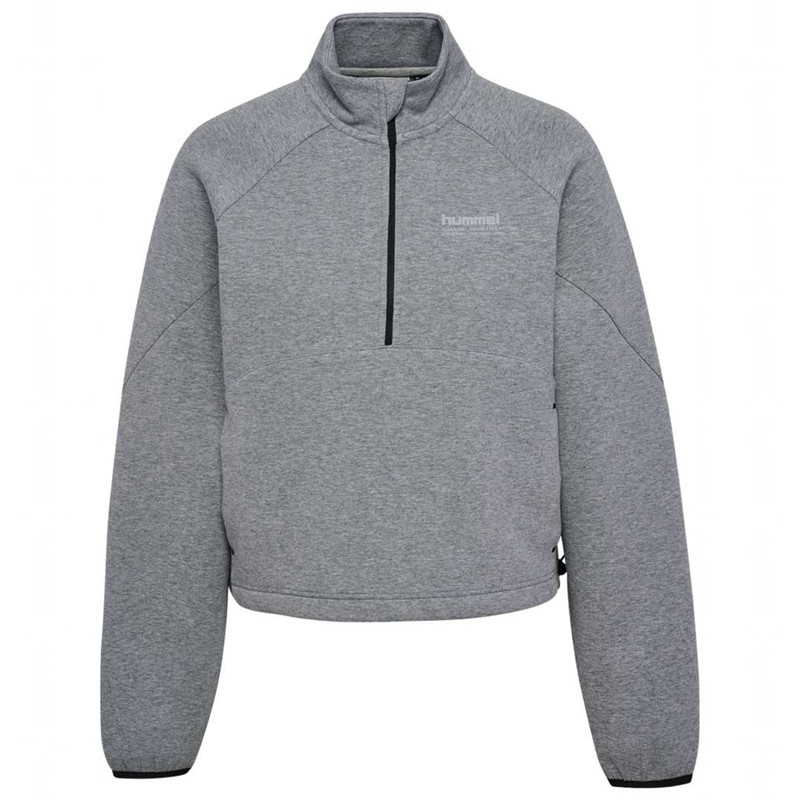 Hummel Tech Fleece Boxy Half Zip Ženske Gym Shoes Sive | 793070-793