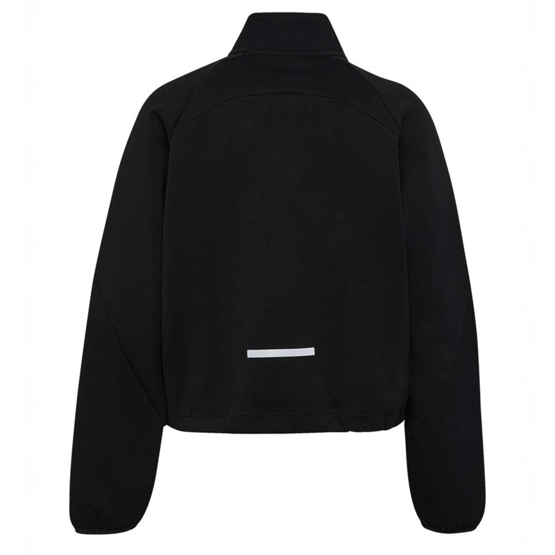 Hummel Tech Fleece Boxy Half Zip Ženske Hlače Crne | 431700-885