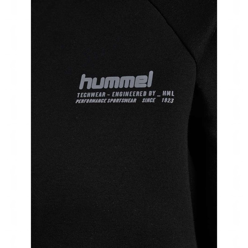 Hummel Tech Fleece Boxy Half Zip Ženske Hlače Crne | 431700-885