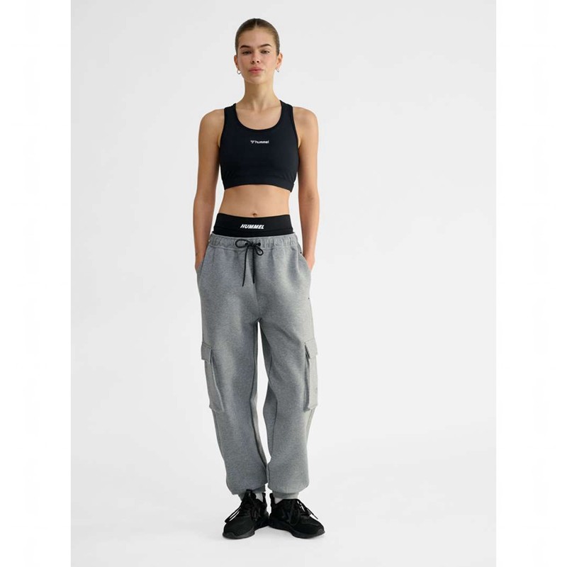 Hummel Tech Fleece Loose Cargo Muške Hlače Sive | 104080-690
