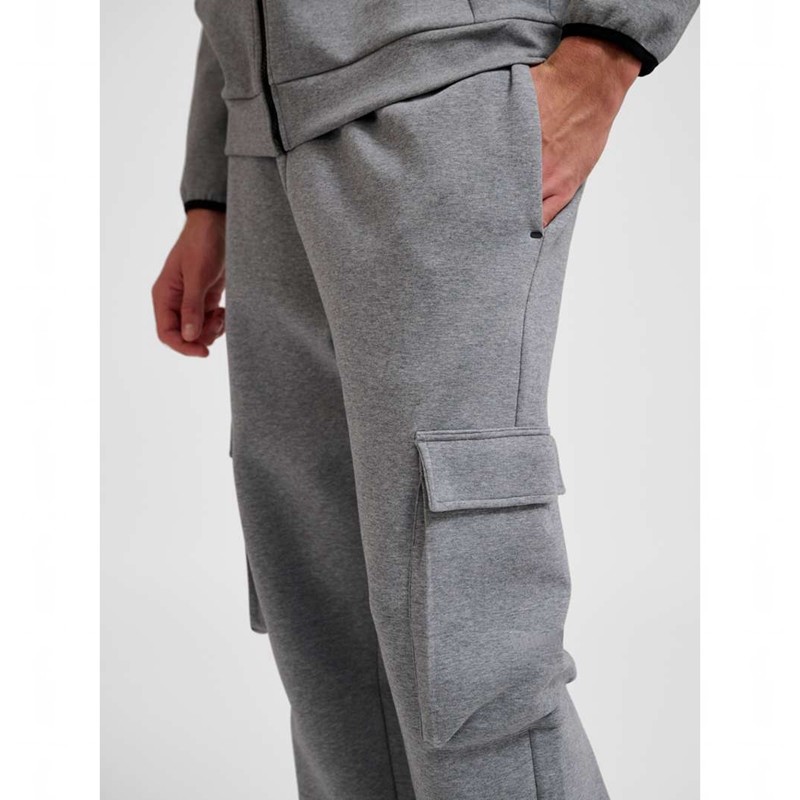 Hummel Tech Fleece Loose Cargo Muške Hlače Sive | 104080-690