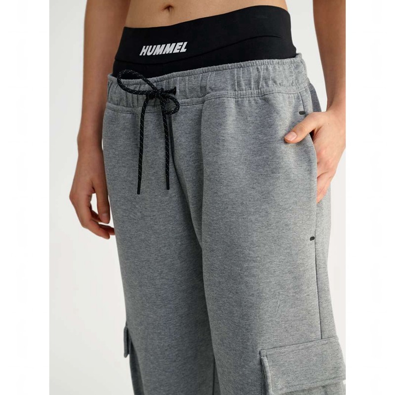 Hummel Tech Fleece Loose Cargo Muške Hlače Sive | 104080-690