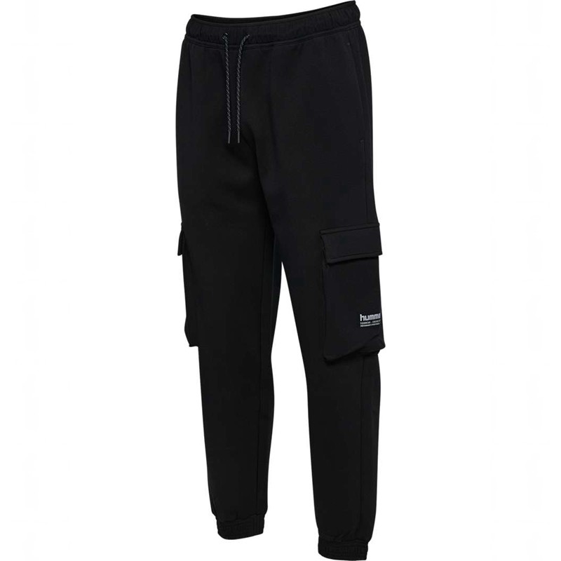 Hummel Tech Fleece Loose Cargo Ženske Majica s Kapuljačom Crne | 592442-710