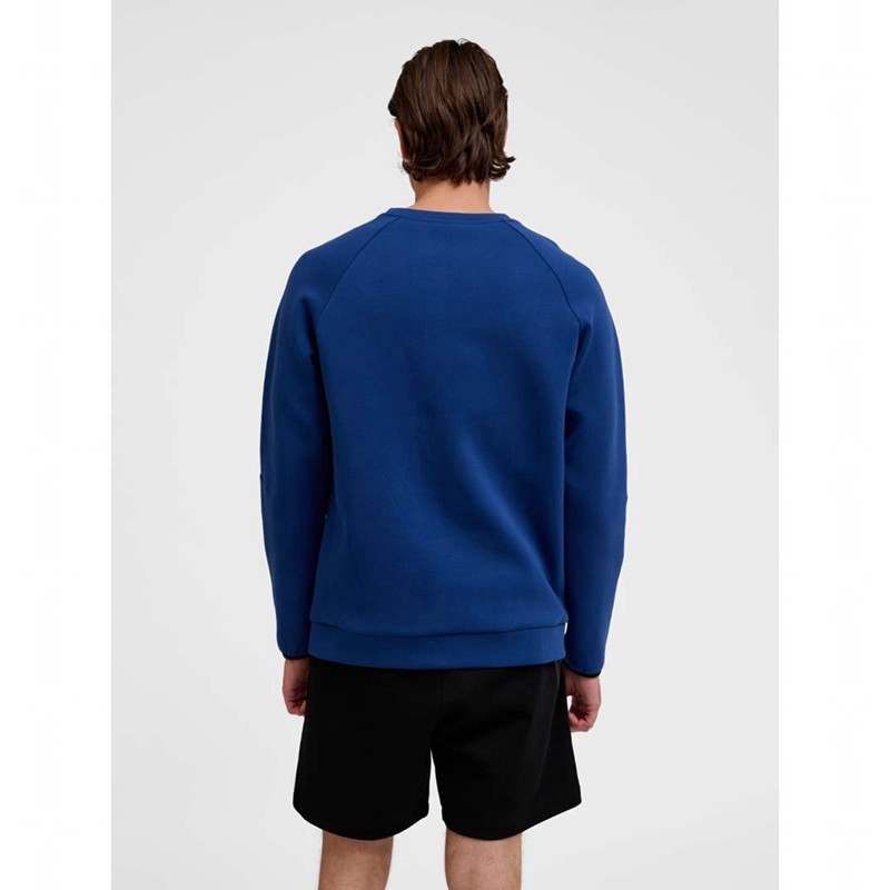 Hummel Tech Fleece Regular Crew Muške Dukserice Plave | 659649-632