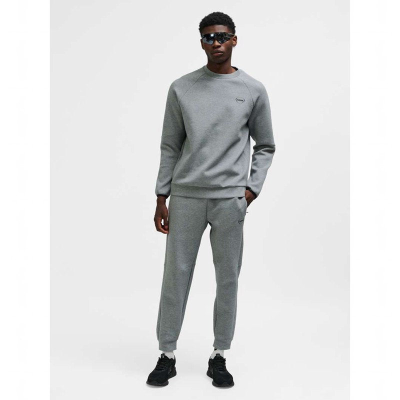 Hummel Tech Fleece Regular Crew Muške Dukserice Sive | 274845-476