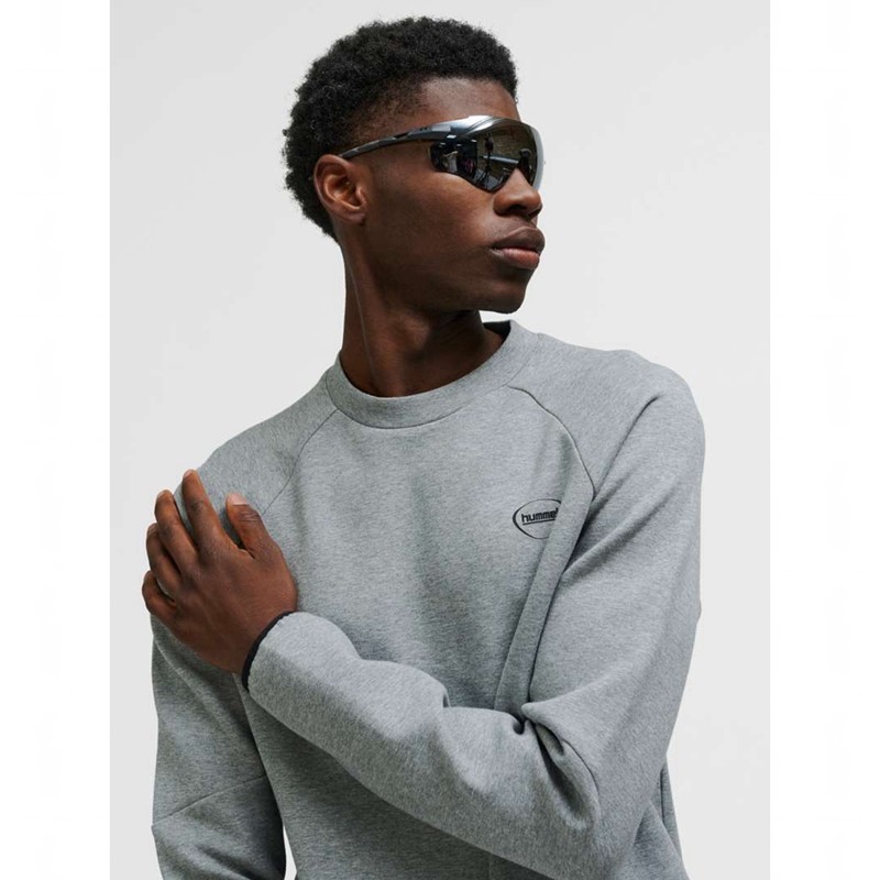 Hummel Tech Fleece Regular Crew Muške Dukserice Sive | 274845-476