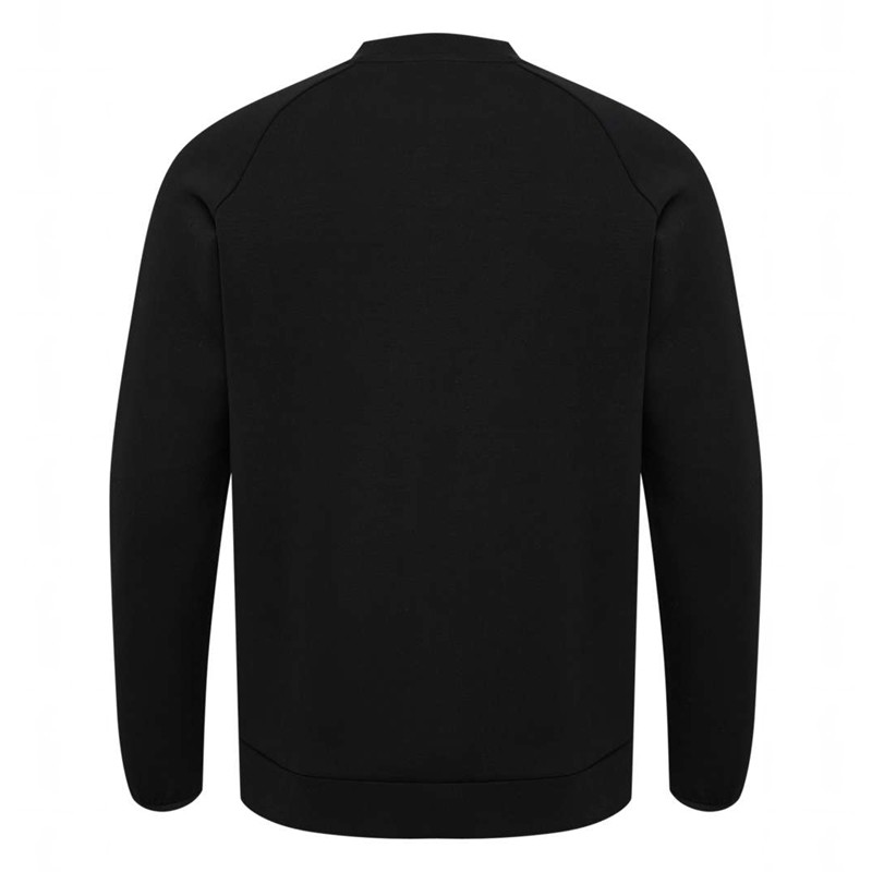 Hummel Tech Fleece Regular Crew Ženske Dukserice Crne | 489782-709