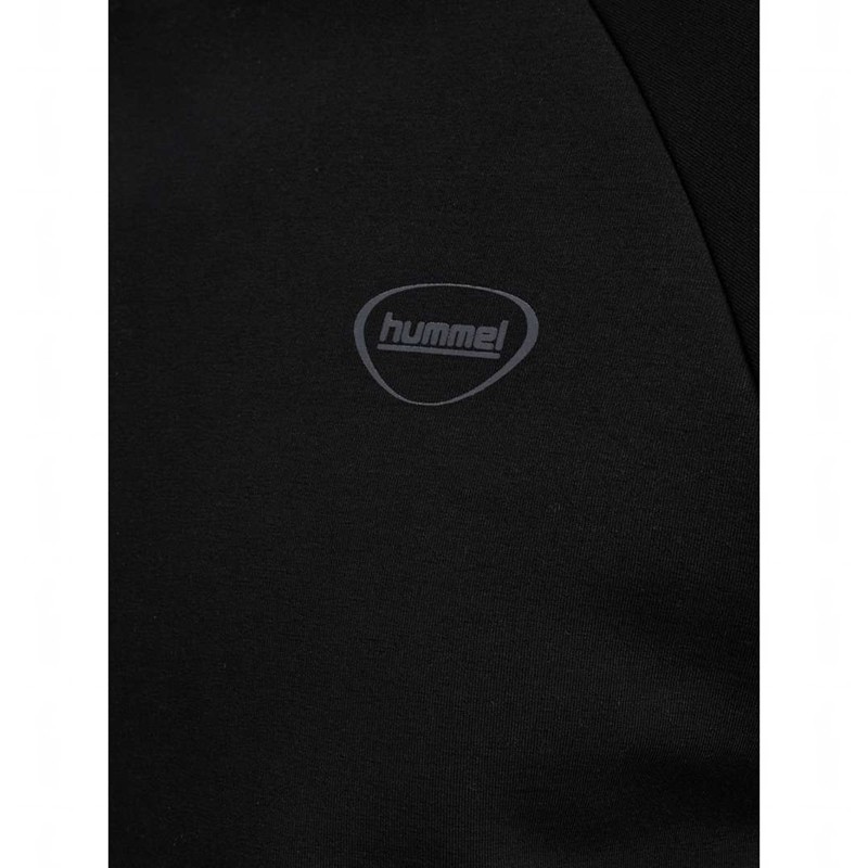 Hummel Tech Fleece Regular Crew Ženske Dukserice Crne | 489782-709