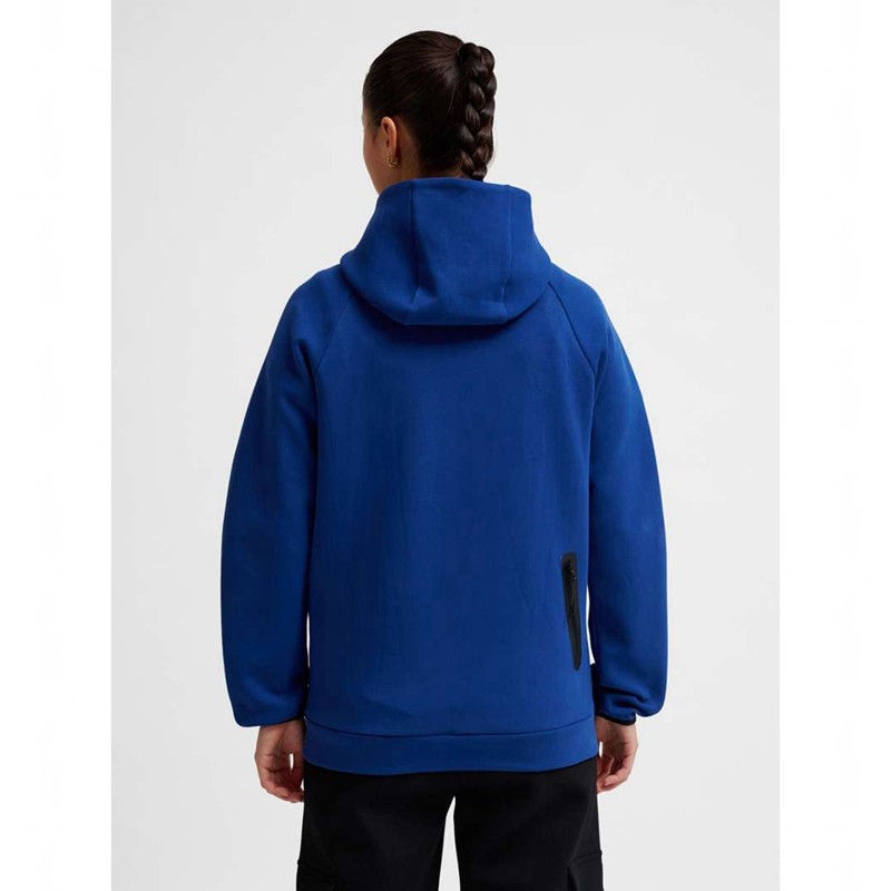 Hummel Tech Fleece Regular Zip Muške Majica s Kapuljačom Plave | 776353-913