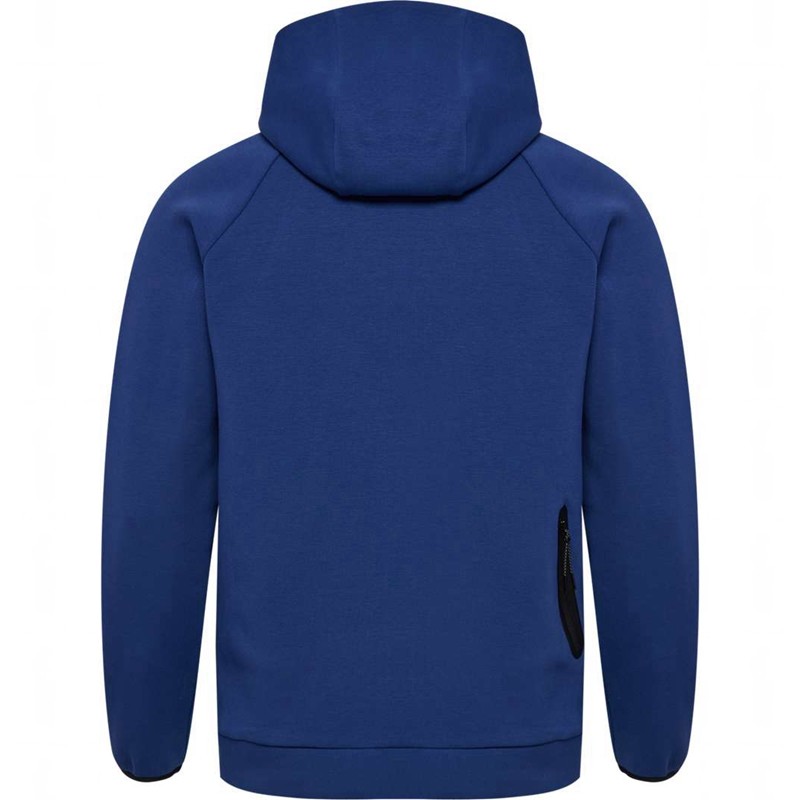 Hummel Tech Fleece Regular Zip Muške Majica s Kapuljačom Plave | 776353-913