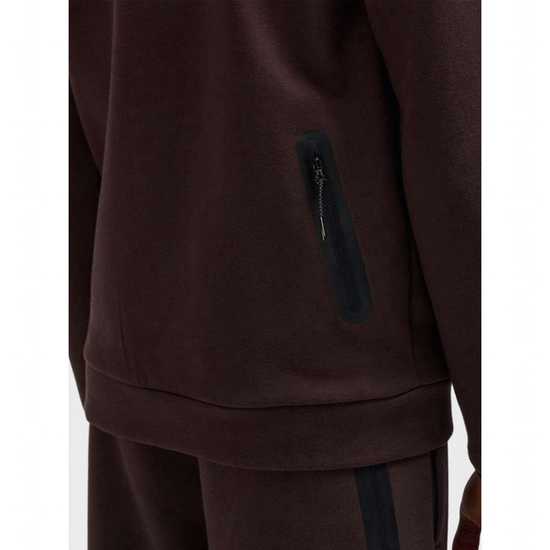 Hummel Tech Fleece Regular Zip Muške Majica s Kapuljačom Čokoladne | 082898-946