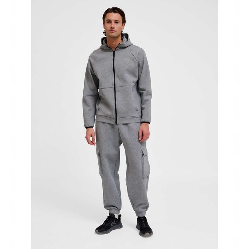 Hummel Tech Fleece Regular Zip Ženske Majica s Kapuljačom Sive | 371107-878