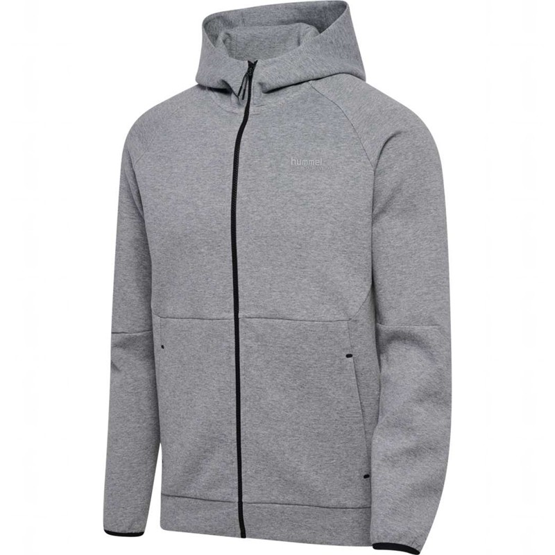 Hummel Tech Fleece Regular Zip Ženske Majica s Kapuljačom Sive | 371107-878