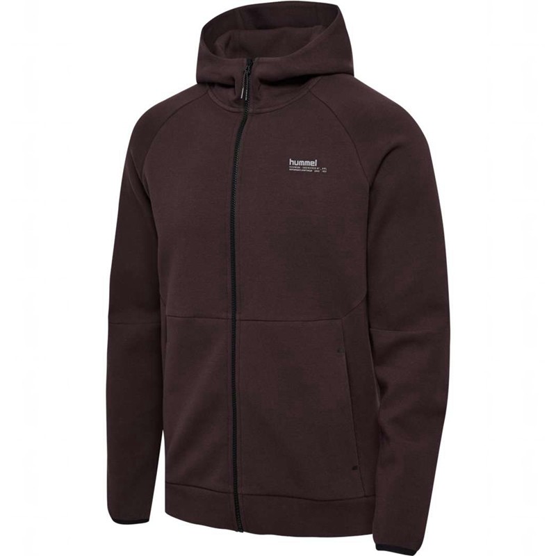 Hummel Tech Fleece Regular Zip Ženske Majica s Kapuljačom Bordo | 132633-117