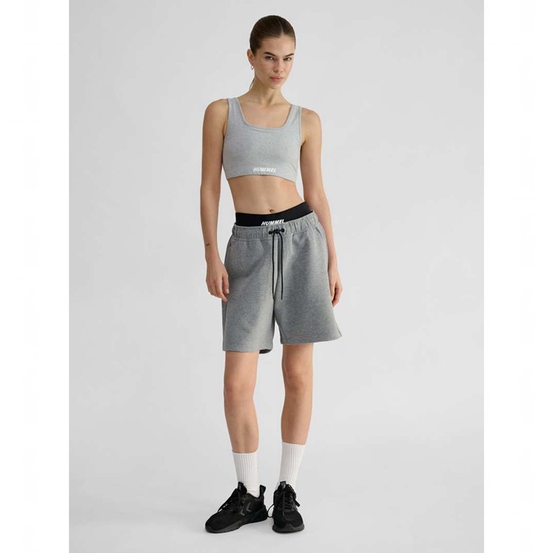 Hummel Tech Fleece Ženske Kratke Hlače Sive | 041858-309
