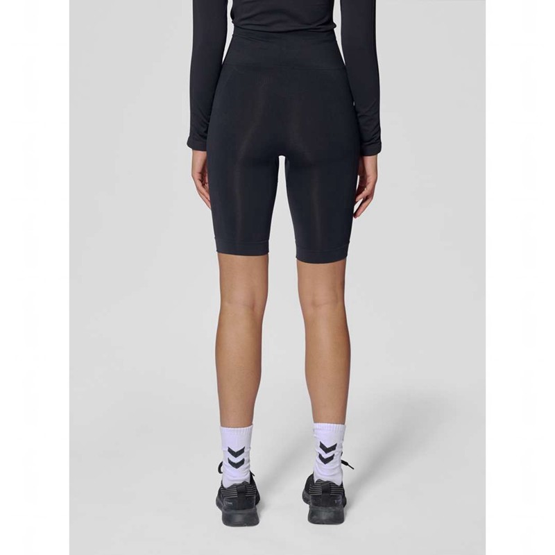 Hummel Tif Seamless Cyling Ženske Kratke Hlače Crne | 846960-784