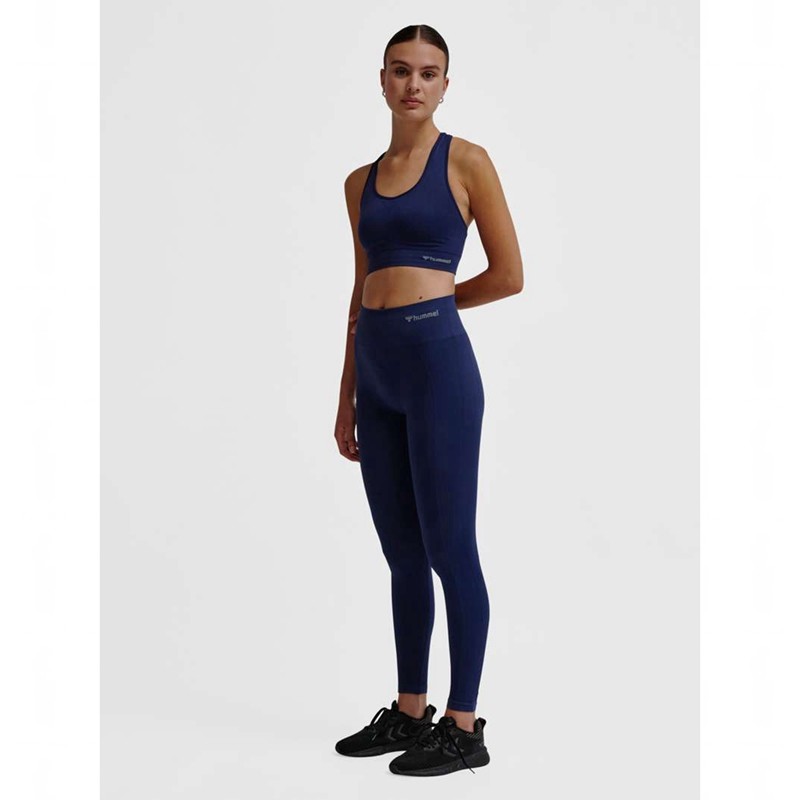 Hummel Tif Seamless High Waist Ženske Hulahopke Crne | 671995-056