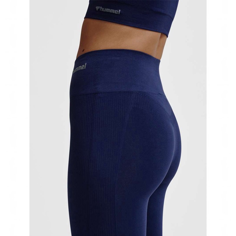 Hummel Tif Seamless High Waist Ženske Hulahopke Crne | 671995-056