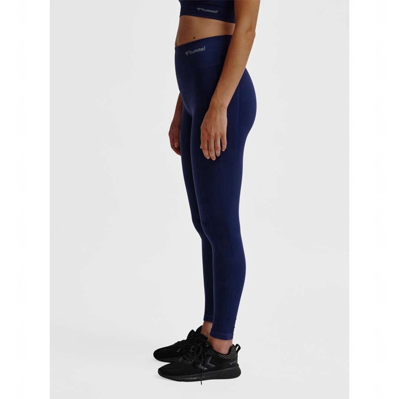Hummel Tif Seamless High Waist Ženske Hulahopke Crne | 671995-056