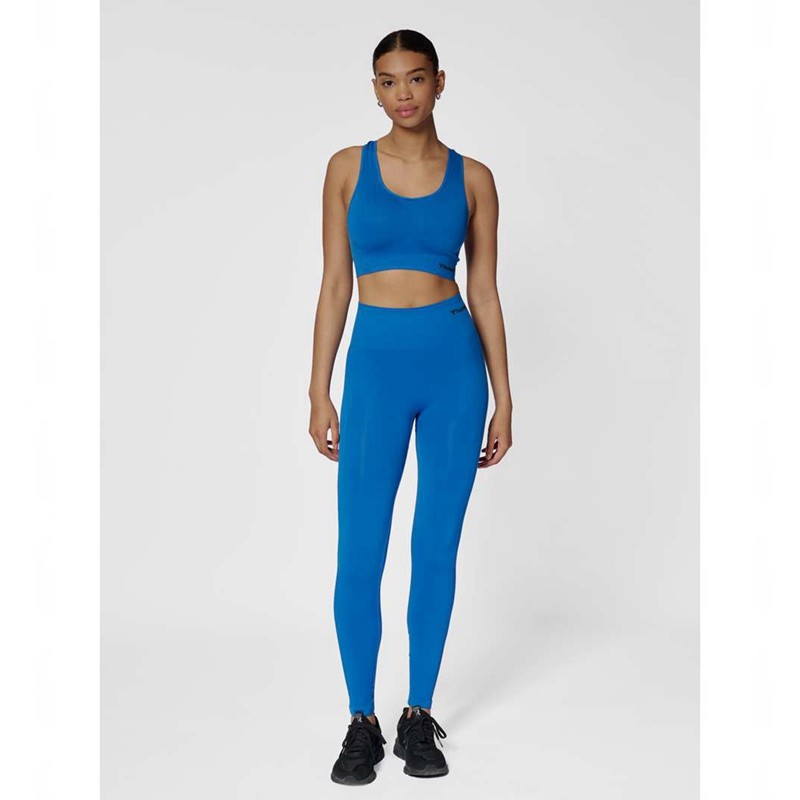 Hummel Tif Seamless High Waist Ženske Hulahopke Plave | 647771-289