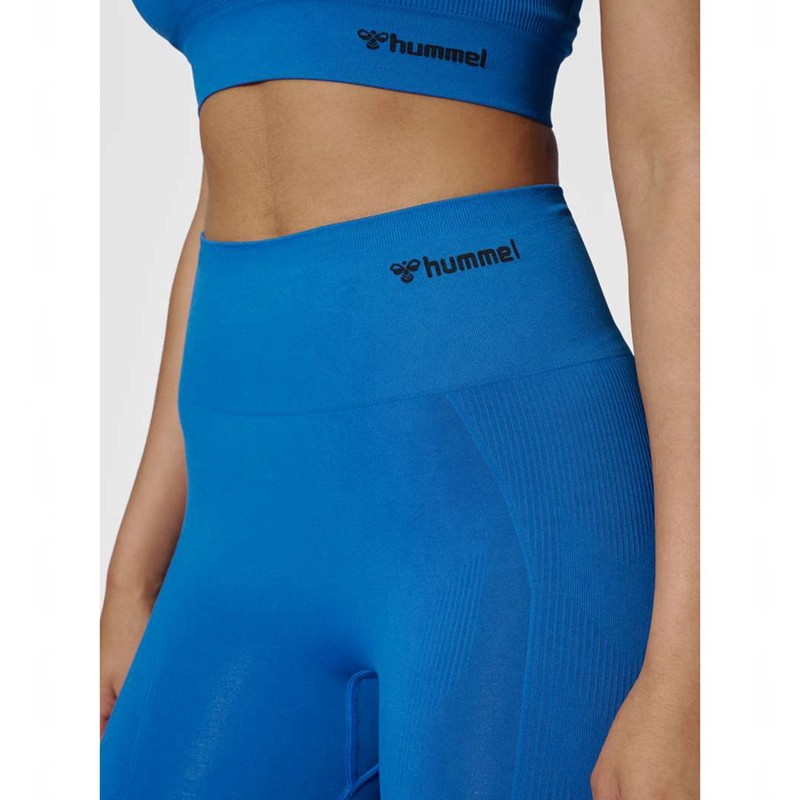 Hummel Tif Seamless High Waist Ženske Hulahopke Plave | 647771-289