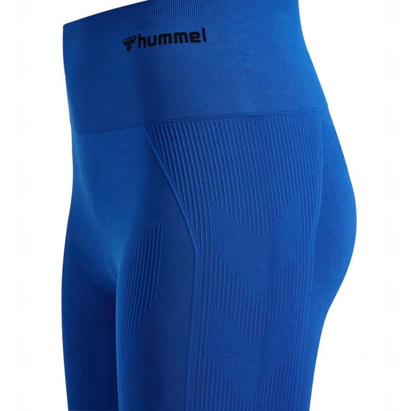 Hummel Tif Seamless High Waist Ženske Hulahopke Plave | 647771-289