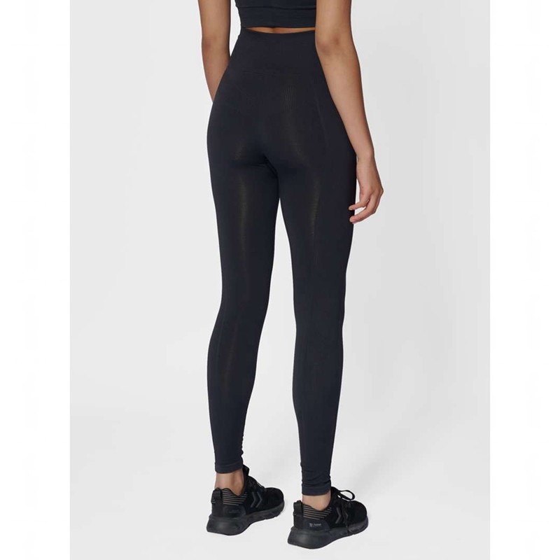 Hummel Tif Seamless High Waist Ženske Hulahopke Crne | 457541-565
