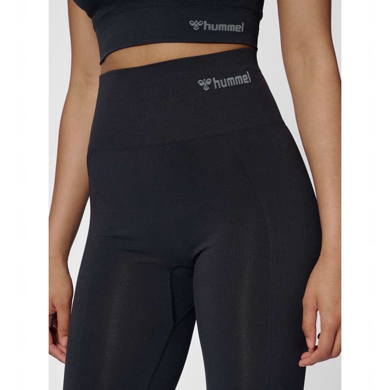 Hummel Tif Seamless High Waist Ženske Hulahopke Crne | 457541-565