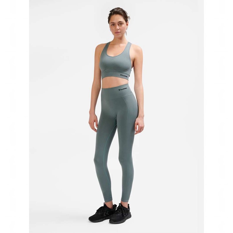 Hummel Tif Seamless High Waist Ženske Tenisice Sive | 654277-391