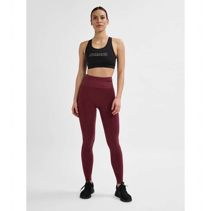 Hummel Tif Seamless High Waist Ženske Tenisice Bordo | 933948-793