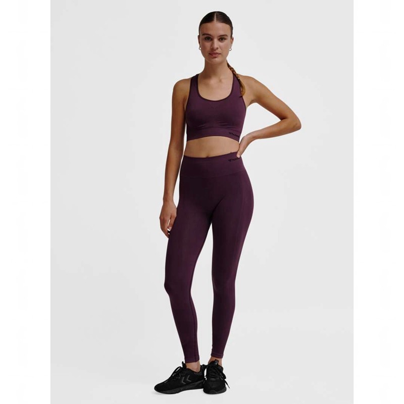 Hummel Tif Seamless High Waist Ženske Čarape Ljubičaste | 709774-353