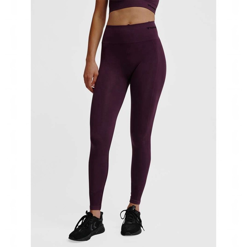 Hummel Tif Seamless High Waist Ženske Čarape Ljubičaste | 709774-353