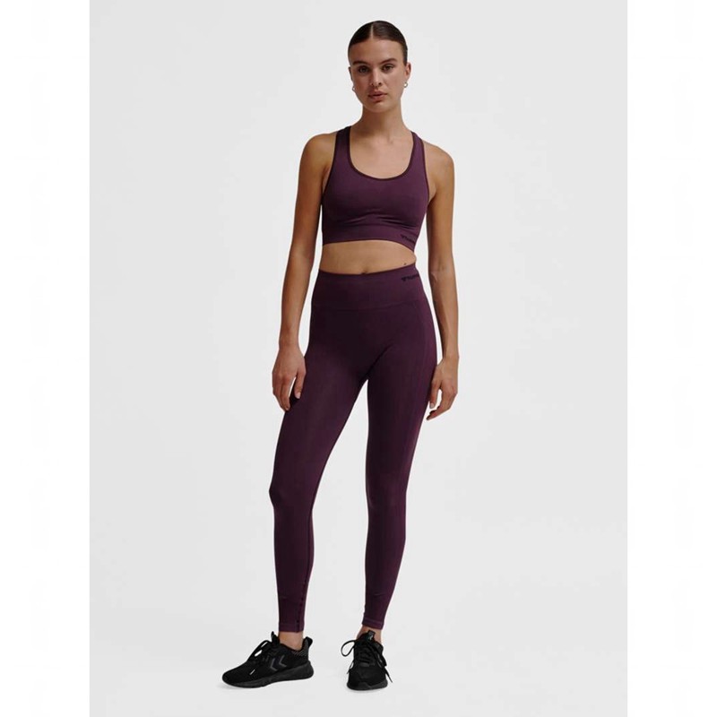 Hummel Tif Seamless Top Ženske Sportski Grudnjak Ljubičaste | 924665-671