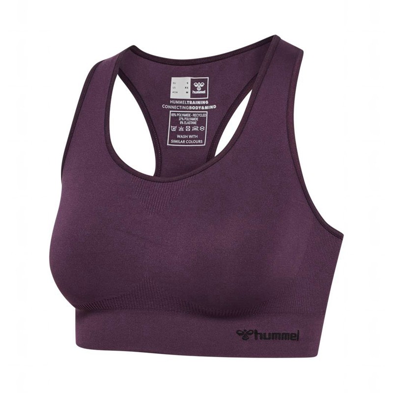 Hummel Tif Seamless Top Ženske Sportski Grudnjak Ljubičaste | 924665-671