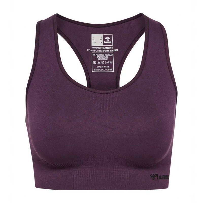 Hummel Tif Seamless Top Ženske Sportski Grudnjak Ljubičaste | 924665-671