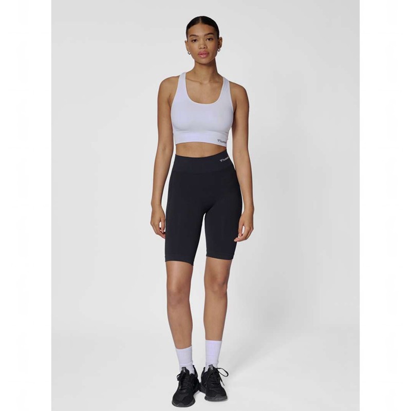 Hummel Tif Seamless Top Ženske Sportski Grudnjak Bijele | 642160-728