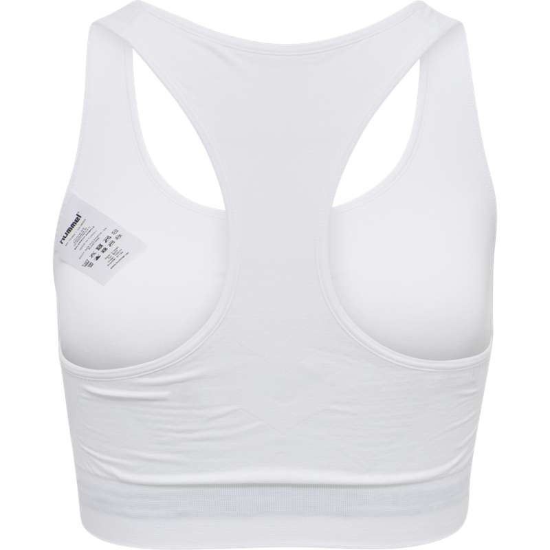 Hummel Tif Seamless Top Ženske Sportski Grudnjak Bijele | 642160-728