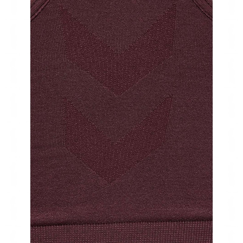 Hummel Tif Seamless Top Ženske Sportski Grudnjak Bordo | 035284-692