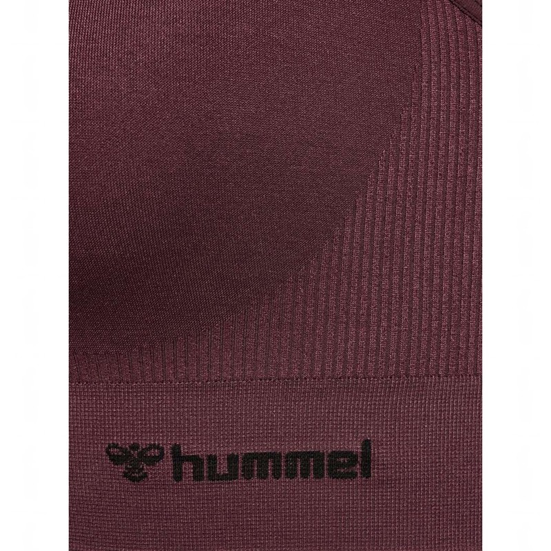 Hummel Tif Seamless Top Ženske Sportski Grudnjak Bordo | 035284-692