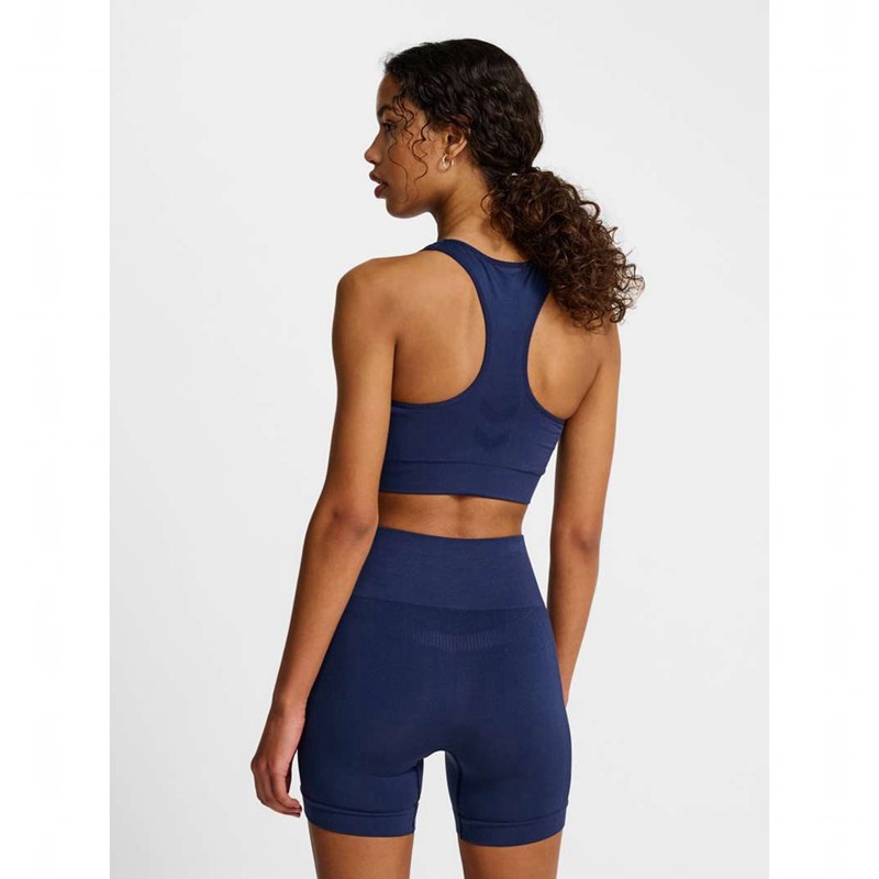 Hummel Tif Seamless Top Ženske Sportski Grudnjak Crne | 751488-657