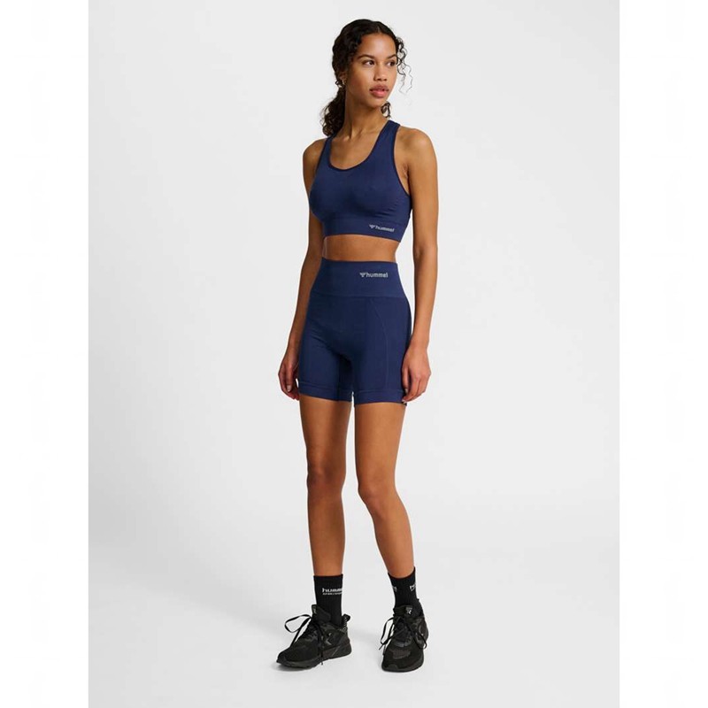 Hummel Tif Seamless Top Ženske Sportski Grudnjak Crne | 751488-657