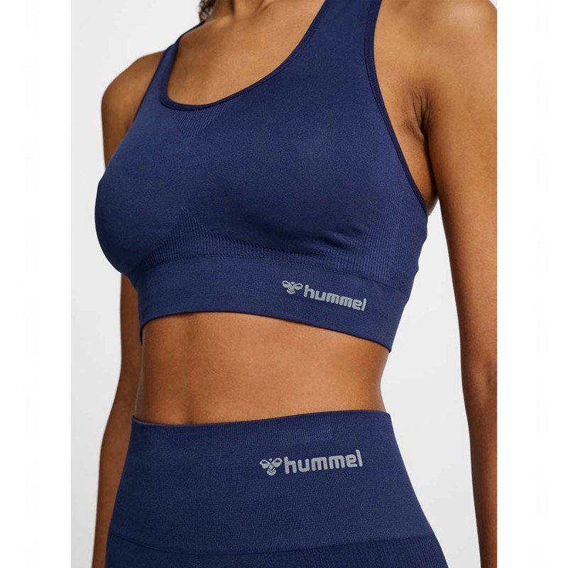 Hummel Tif Seamless Top Ženske Sportski Grudnjak Crne | 751488-657