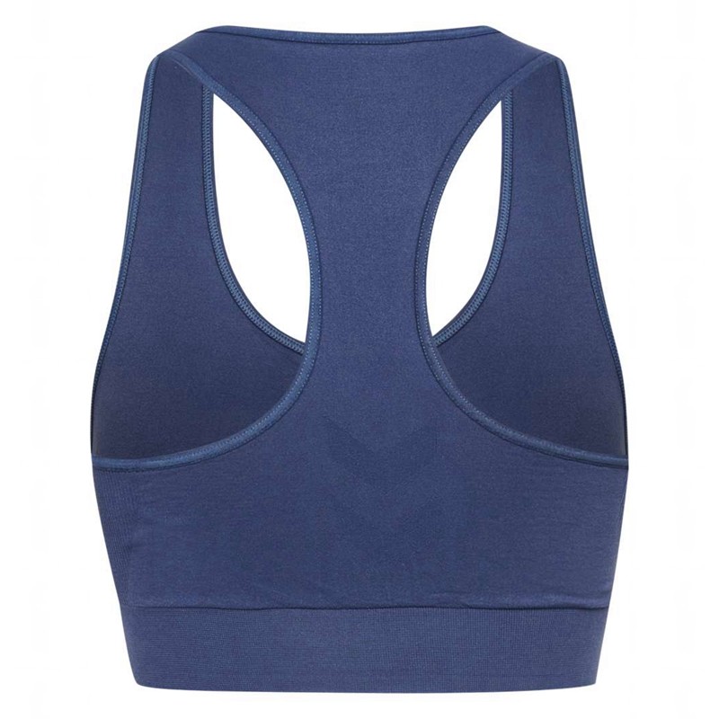 Hummel Tif Seamless Top Ženske Sportski Grudnjak Plave | 045791-343