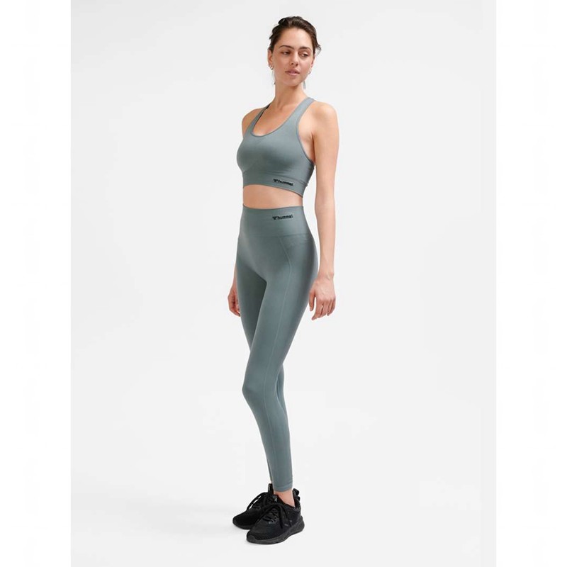 Hummel Tif Seamless Top Ženske Sportski Grudnjak Sive | 127346-288