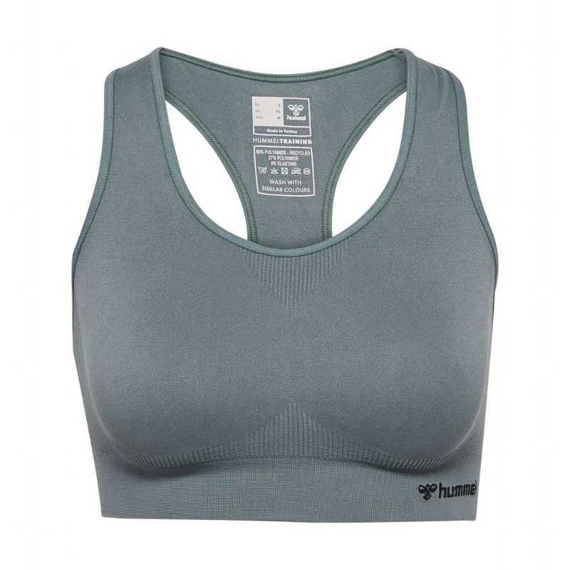 Hummel Tif Seamless Top Ženske Sportski Grudnjak Sive | 127346-288
